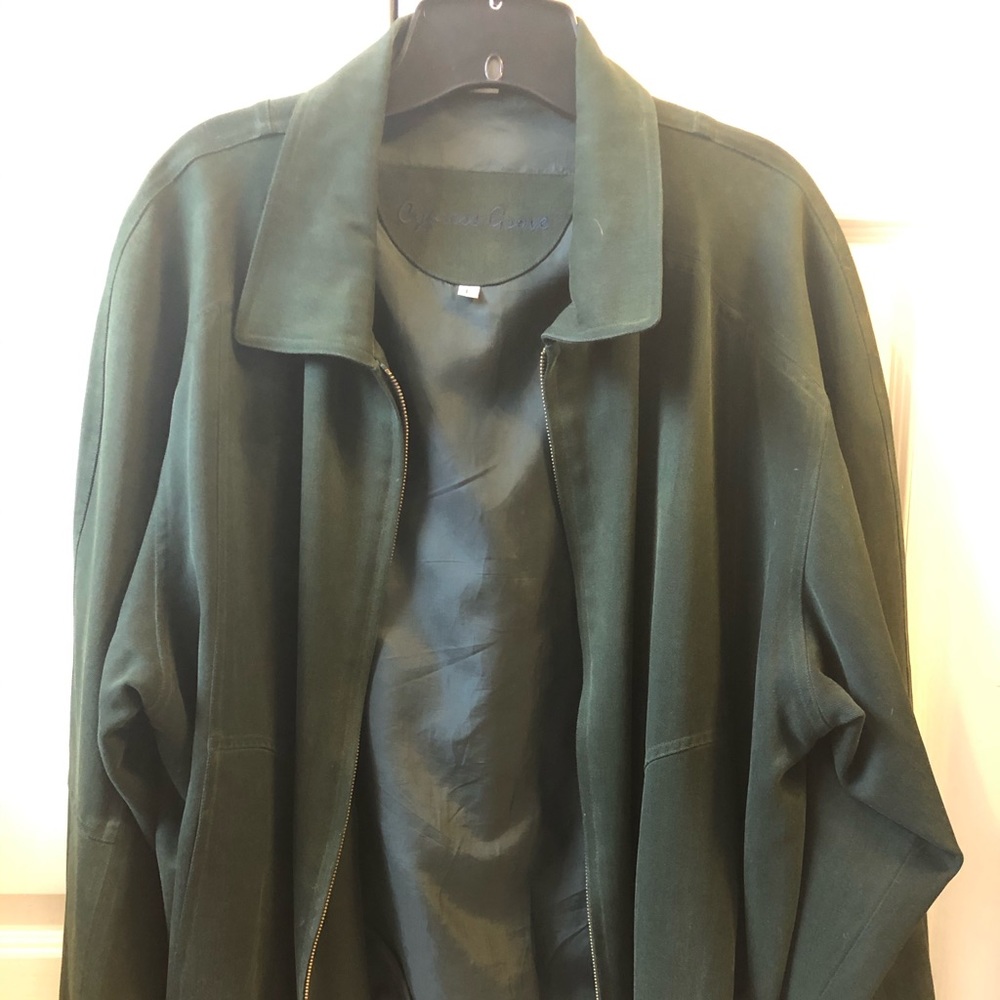 Cypress Grove Green Suede Coat